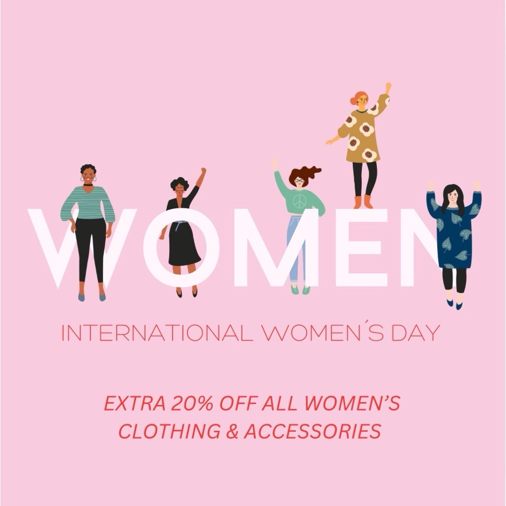 EXTRA 20% OFF ALL WOMEN’S CLOTHING & ACCESSORIES